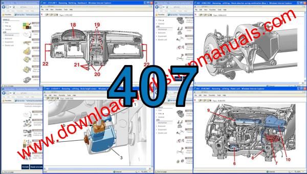 Peugeot 407 workshop manual